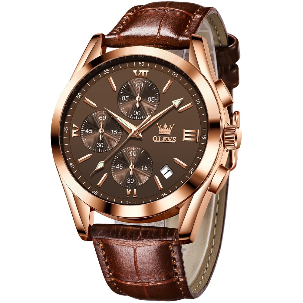 HOTOLEVS Mens Watches Stylish Chronograph Waterproof Luminous Silicon Strap Multifunction Watches for Men Business Men Wrist Watch