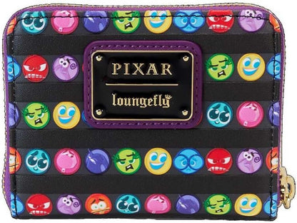 HOTLoungefly Pixar Inside Out 2 Core Memories Zip Around Wallet, Black