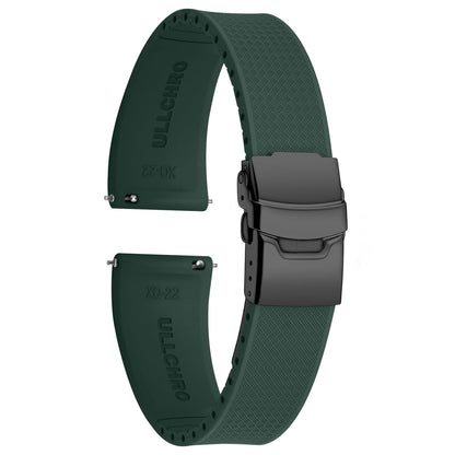HOTSilicone Watch Band Quick Release Strap FKM Waterproof Watch Bands for Men 20mm 22mm Replacement Strap Sport Rubber Watchband