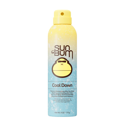HOTSun Bum Cool Down Aloe Vera Spray - Vegan After Sun Care to Soothe and Hydrate Sunburn - 6 oz