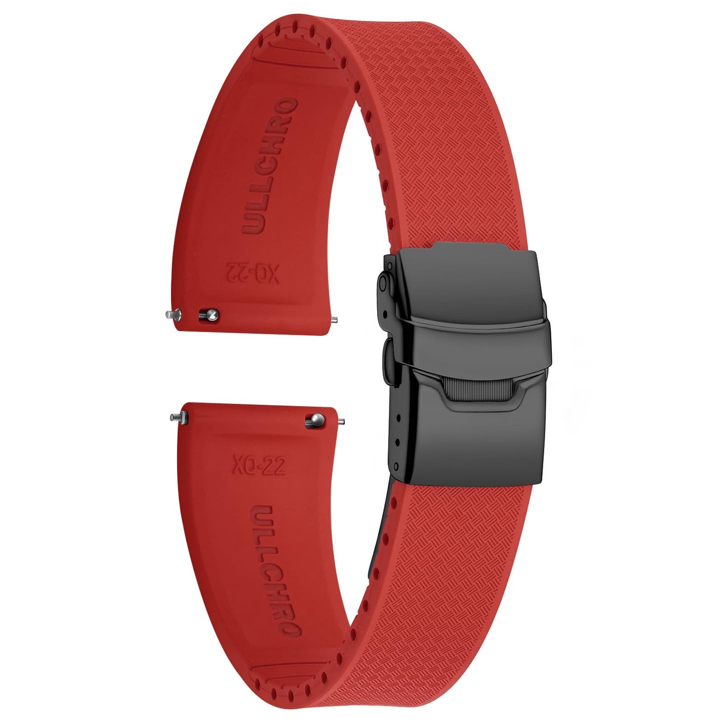 HOTSilicone Watch Band Quick Release Strap FKM Waterproof Watch Bands for Men 20mm 22mm Replacement Strap Sport Rubber Watchband