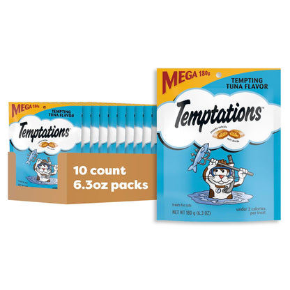 HOTTemptations Cat Treats Classic Crunchy and Soft Cat Treats, Tempting Tuna Flavor, 30 oz. Tub