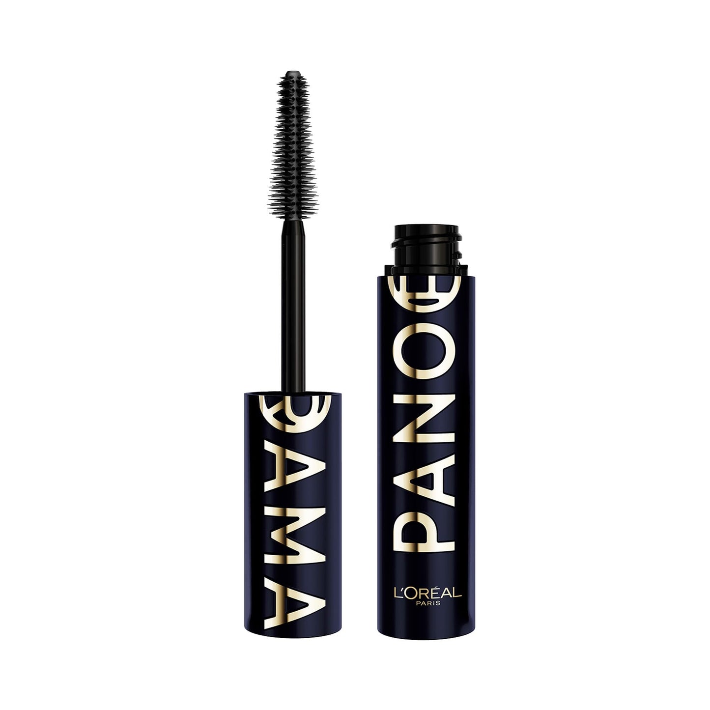 HOTL'Oreal Paris Voluminous Panorama Mascara, Volumizing and Lengthening Mascara, Washable Longwear and Smudge Resistant Make Up, Blackest Black, 0.33 Fl Oz