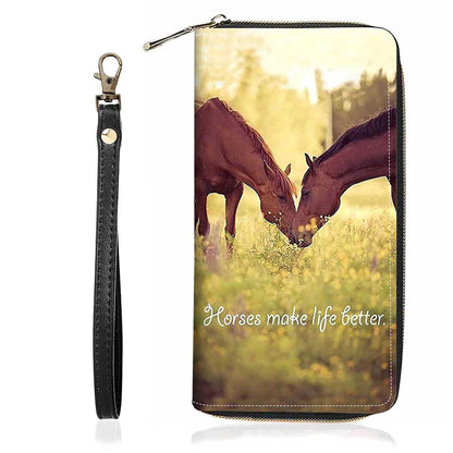HOTChristian Cross Quote Bible Verse Matthew 19:26 Print Wallet for Women Large Capacity Wallet Credit Card Holder PU Leather Zipper Clutch Purse Phone Wallet