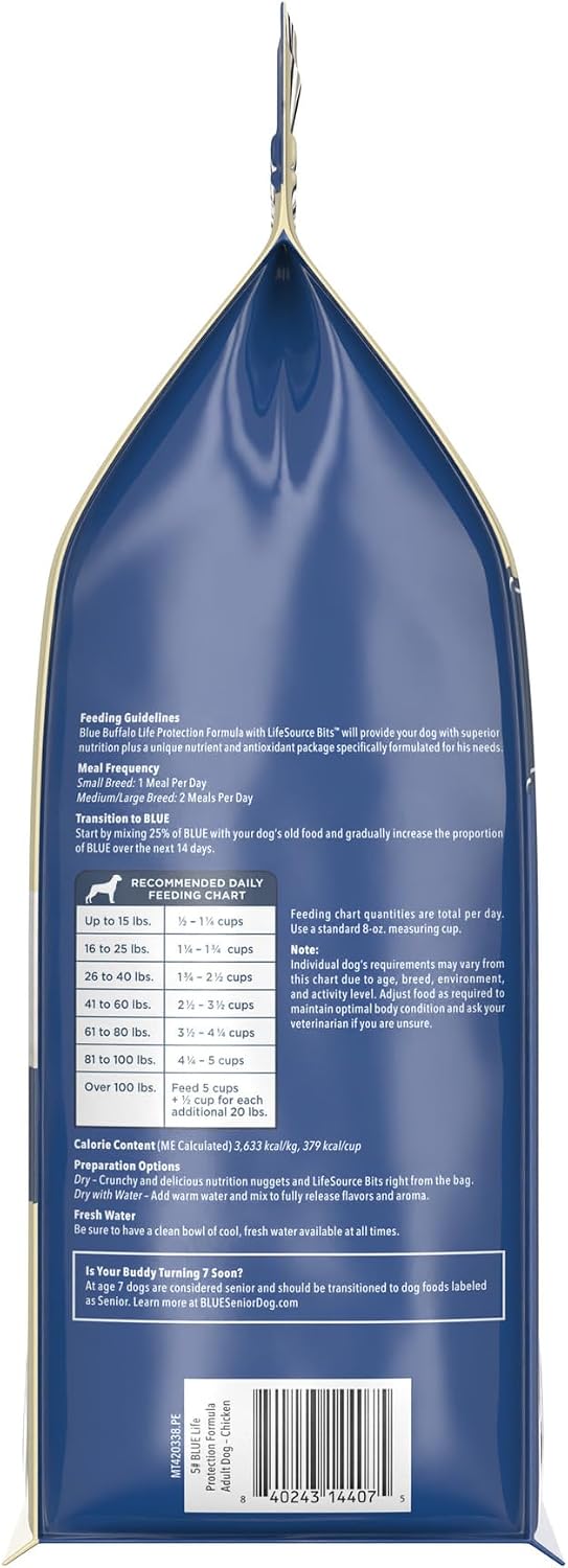 HOTBlue Buffalo Life Protection Formula Chicken Adult Dry Dog Food, 5 lb