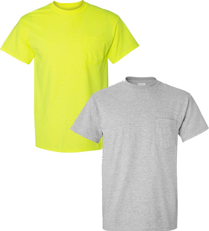 HOTGildan Adult Ultra Cotton T-Shirt with Pocket, Style G2300, 2-Pack