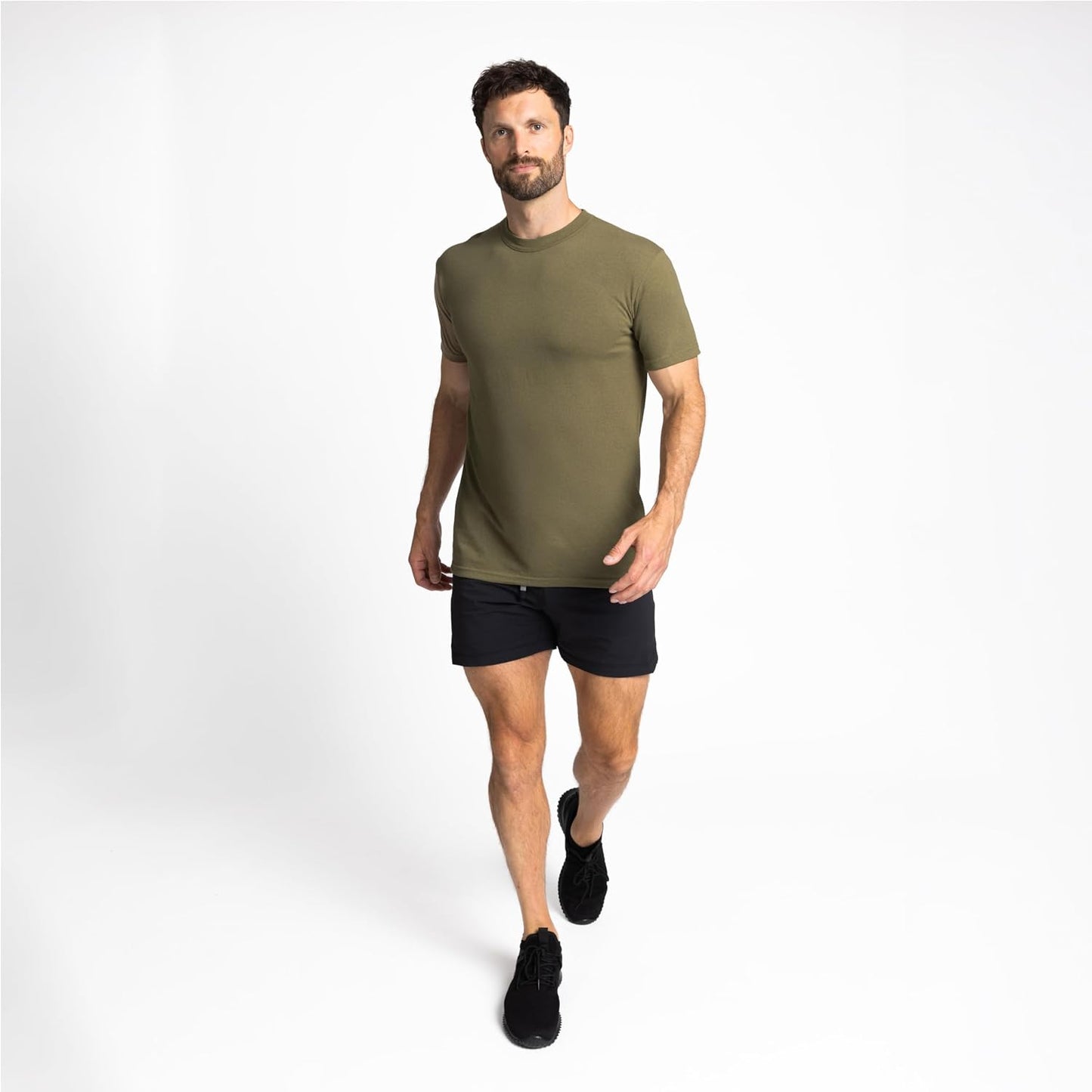 HOTSoffe Men's 3 Pack - USA Poly/Cotton Military Tee