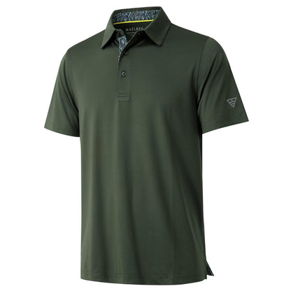 HOTMens Polo Shirts Short and Long Sleeve Casual Solid Stylish Dry Fit Performance Designed Collared Golf Polo Shirts for Men