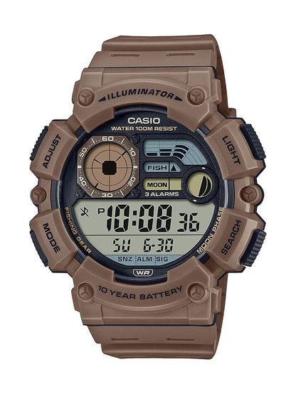 HOTCasio WS1500H Series | Men’s Digital Watch | 100 SEC Stopwatch | Countdown Timer | LED Light | 100 Meter Water Resistance | Multi Function Alarm | Auto Calendar | Dual Time| 10 Yr Battery