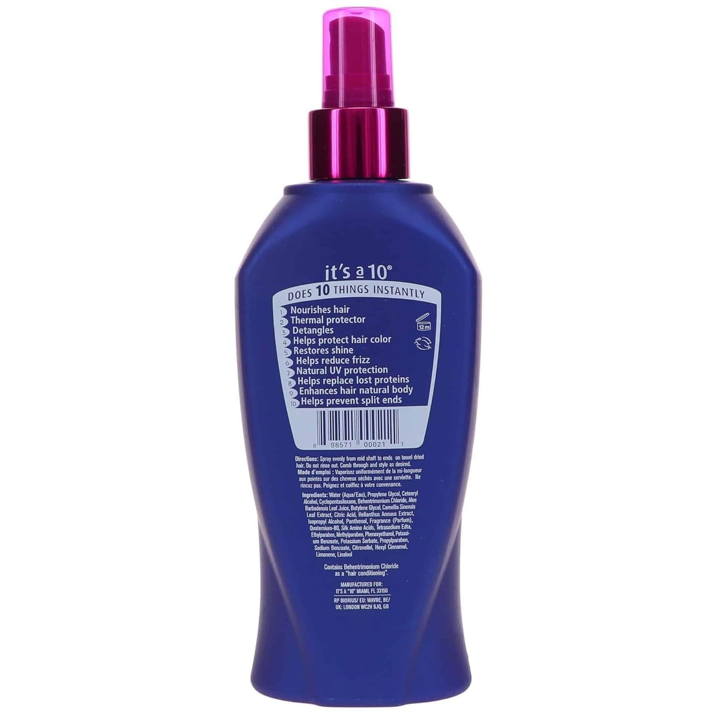 HOTIt's a 10 Haircare Miracle Leave-In product, 10 fl. oz.