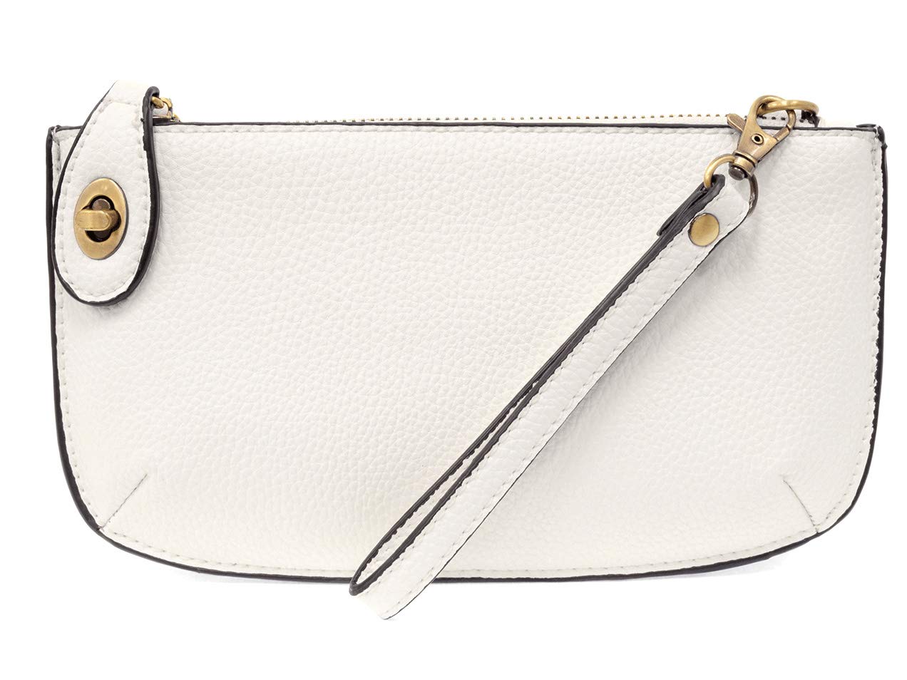 HOTJoy Susan Women's Fashion Purse Mini Crossbody Wristlet Clutch Handbag - Stone