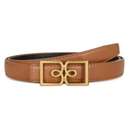 HOTAurolran Women's Leather Belt with Buckle - Ideal for Dresses, Jeans, and Coats