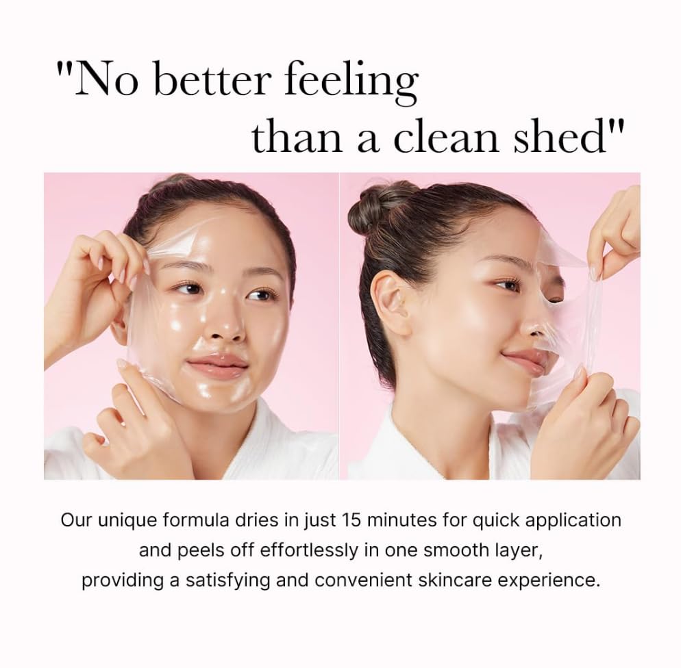 HOTmedicube Wrapping Mask Collagen Overnight Peel Off Facial Mask | Elasticity & Hydration Care, Reduces Sagging & Dullness | Hydrolyzed Collagen For Glowing Skin | Korean Skin Care, 2.53 fl.oz