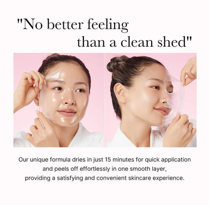 HOTmedicube Wrapping Mask Collagen Overnight Peel Off Facial Mask | Elasticity & Hydration Care, Reduces Sagging & Dullness | Hydrolyzed Collagen For Glowing Skin | Korean Skin Care, 2.53 fl.oz