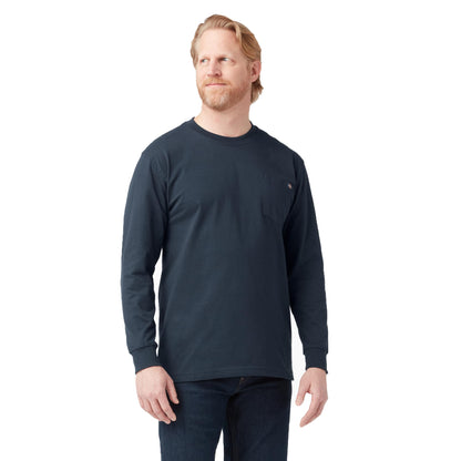 HOTDickies Men's Big and Tall Long Sleeve Heavyweight Crew Neck