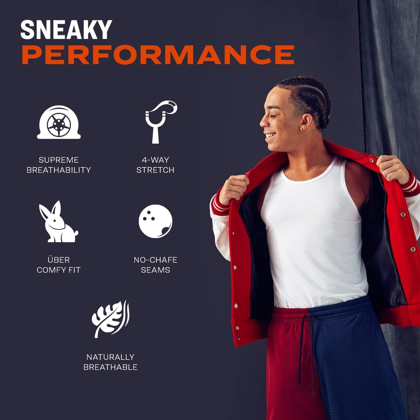 HOTPair of Thieves Men Super Soft Tank Top | Undershirt for Men | Soft, Breathable, Cotton Blend Fabric | Layering & Daily Wear