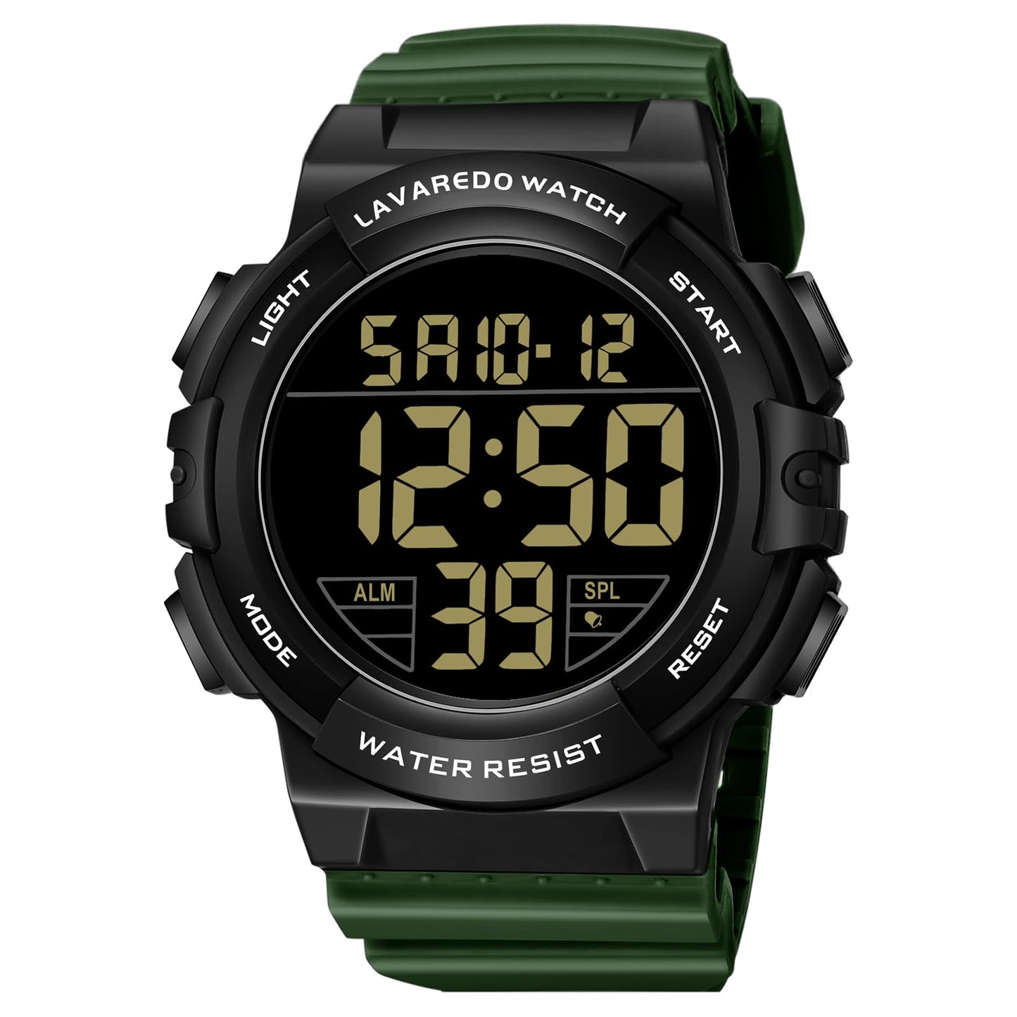 HOTMens Digital Watch, Sport Military Watches for Men Waterproof LED Screen Large Face Tactical Watch with Backlight Alarm Stopwatch Wrist Watch