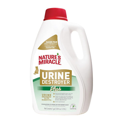 HOTNature’s Miracle Urine Destroyer Plus for Cats, Enzymatic Formula, Ready-to-Use, 32 oz