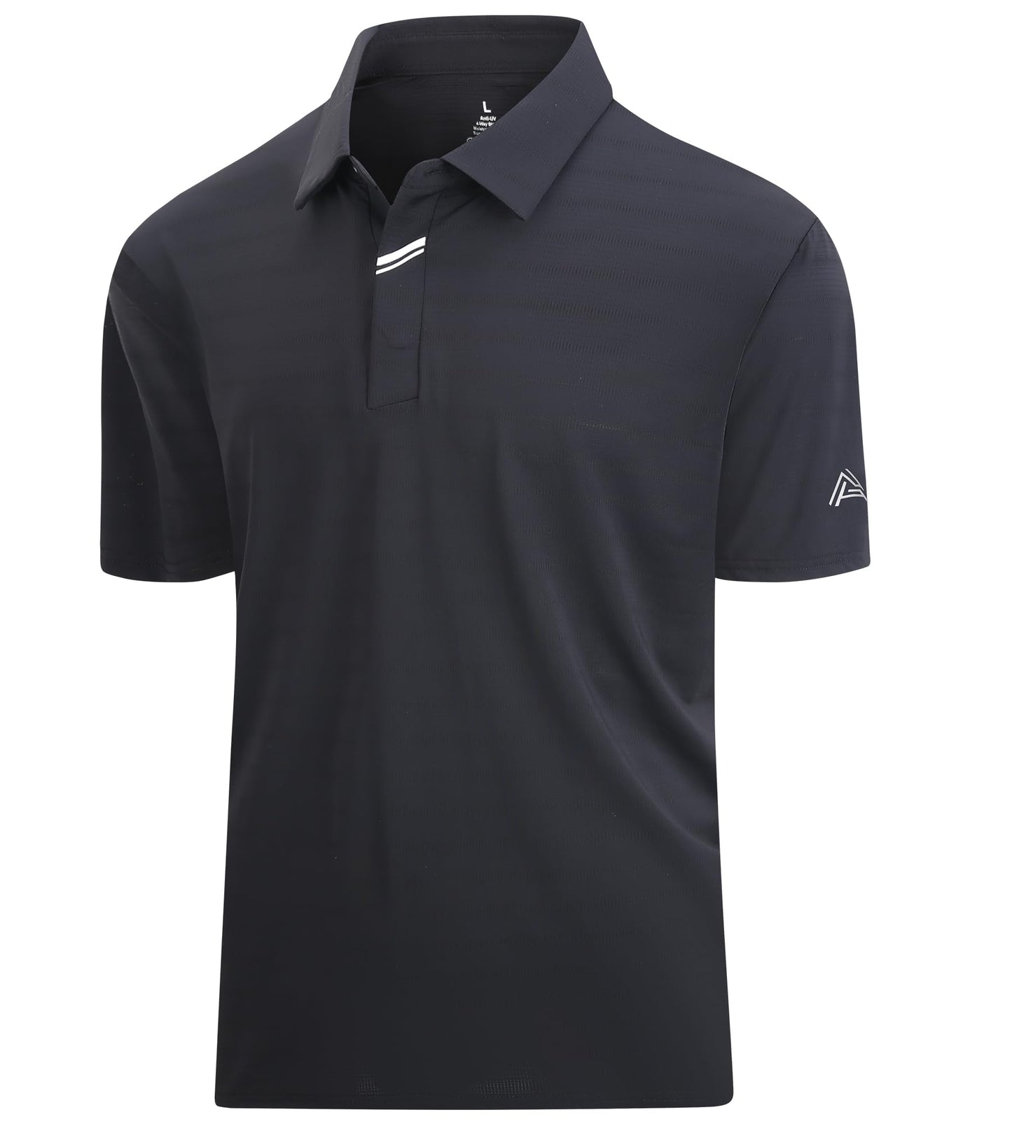 HOTDamipow Premium Golf Shirts for Men Dry Fit Performance Polo Short Sleeve Collared Shirt