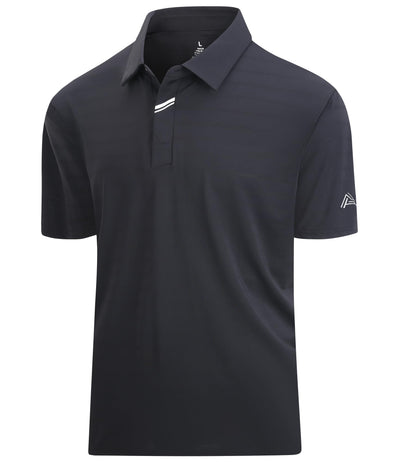 HOTDamipow Premium Golf Shirts for Men Dry Fit Performance Polo Short Sleeve Collared Shirt