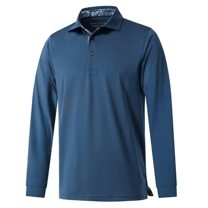 HOTMens Polo Shirts Short and Long Sleeve Casual Solid Stylish Dry Fit Performance Designed Collared Golf Polo Shirts for Men