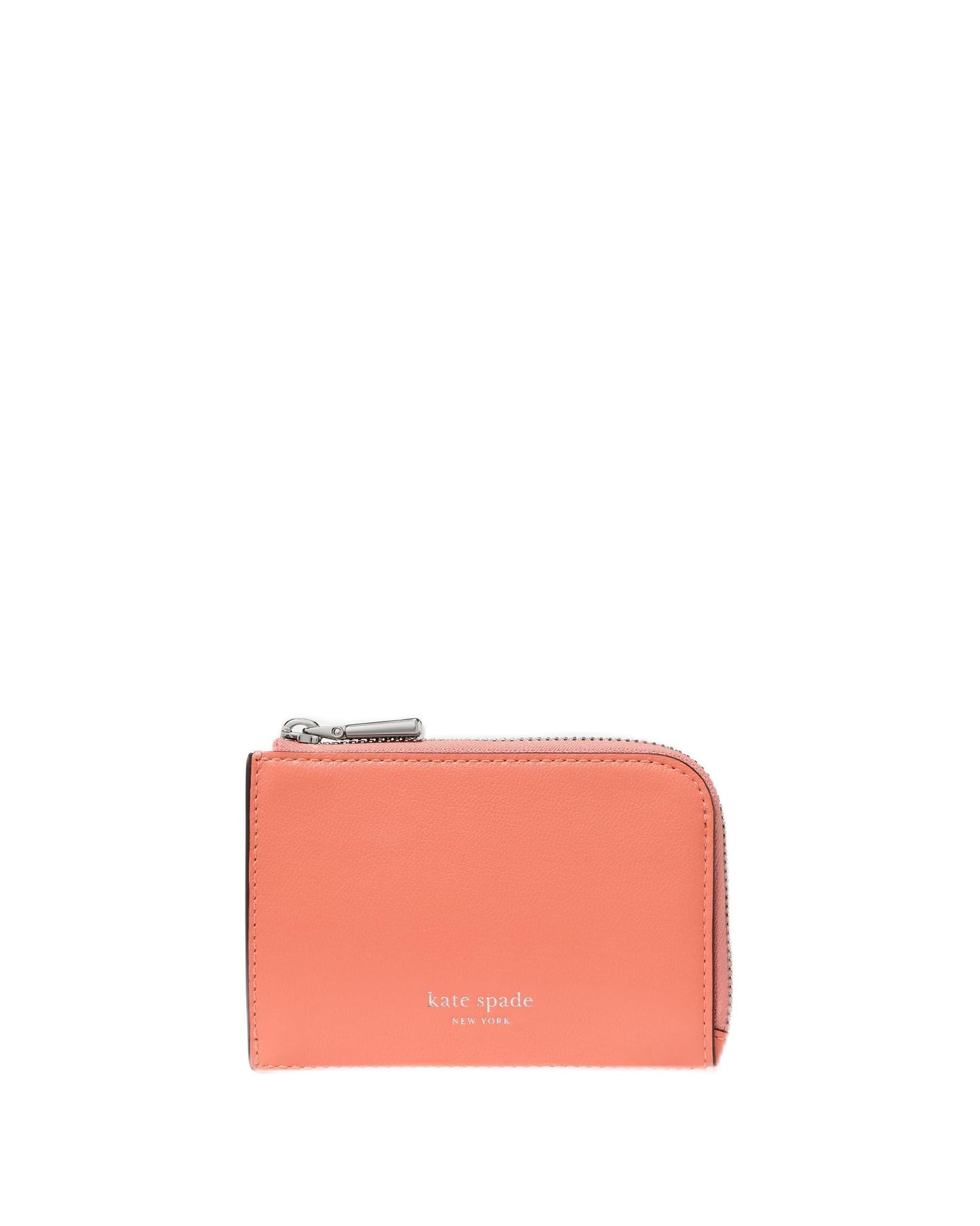 HOTkate spade new york Mini Zip Card Case Pebbled Leather Mini Zip Card Case