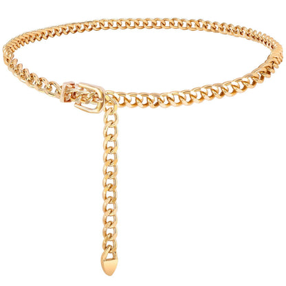 HOTWHIPPY Waist Chain Belt Women Ladies Adjustable Body Waist Link Belts for Jeans Dresses