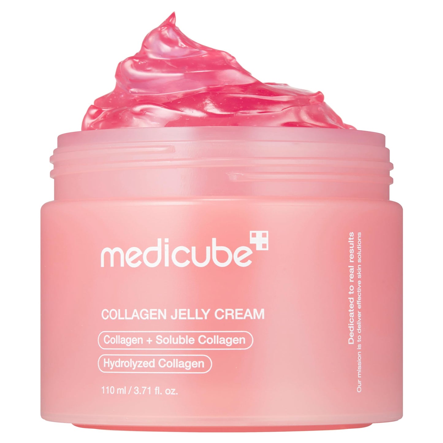 HOTmedicube Jelly Cream with Collagen & Niacinamide, 3.71 fl.oz | Freeze-Dried Hydrolyzed Collagen for Skin Barrier Hydration & 24H Glow - Plumper, Firmer looking skin, 3.71 fl.oz