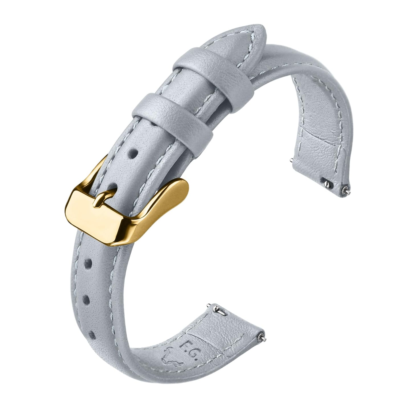 HOTFullmosa Watch Band, Quick Release Leather Watch Strap Compatible with Samsung Galaxy Garmin for Men Women, Replacement Bands Width 12mm 14mm 16mm 18mm 19mm 20mm 21mm 22mm 24mm | Quick Release Replacement Bands with Stainless Steel Metal Clasp, Genuine