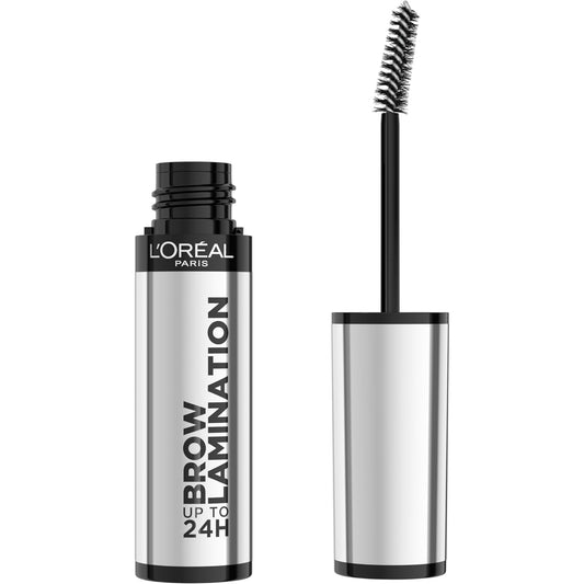 HOTL'Oreal Paris Infallible Up To 24H Wear Brow Lamination, Water-Resistant Longwear Eyebrow Gel Make Up, Clear/Transparent, 0.16 Fl Oz