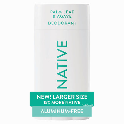 HOTNative Aluminum Free Deodorant, Sea Salt & Cedar, Large Size Stick, 72 Hour Odor Control, for Women & Men, Contains Naturally Derived Ingredients, 3.1 oz
