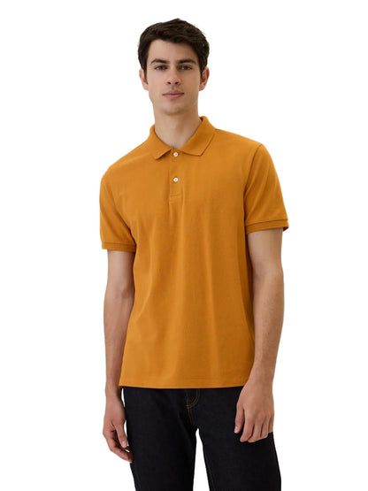 HOTGap Men's Stretch Pique Polo Shirt