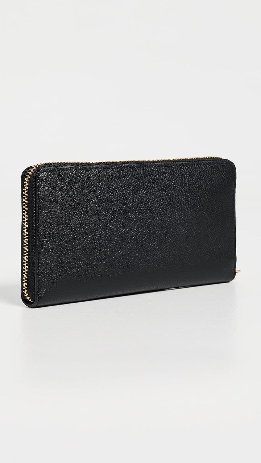 HOTTory Burch Women's Romy Zip Continental Wallet, Black, One Size