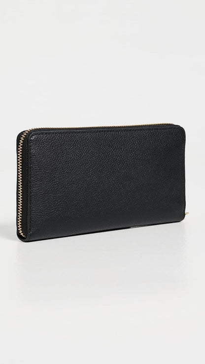 HOTTory Burch Women's Romy Zip Continental Wallet, Black, One Size
