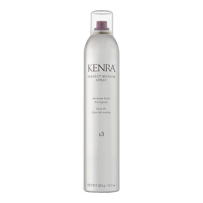 HOTKenra Professional Perfect Medium Spray 13 | Provides Styling Control Without Stiffness | Medium Hold | Fast-Drying Formulation | High Shine Finish | All Hair Types