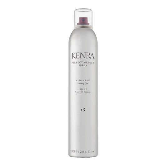 HOTKenra Professional Perfect Medium Spray 13 | Provides Styling Control Without Stiffness | Medium Hold | Fast-Drying Formulation | High Shine Finish | All Hair Types