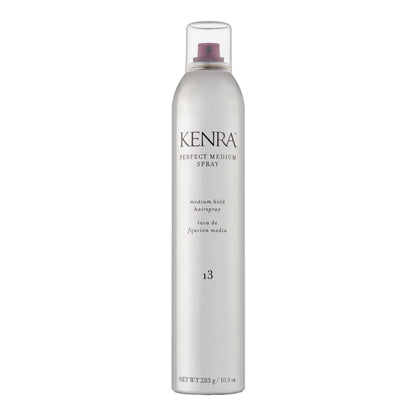 HOTKenra Professional Perfect Medium Spray 13 | Provides Styling Control Without Stiffness | Medium Hold | Fast-Drying Formulation | High Shine Finish | All Hair Types