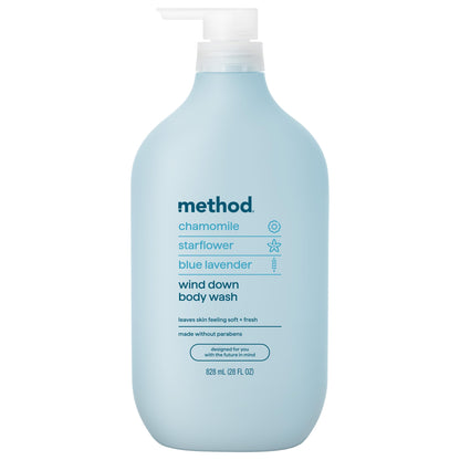 HOTMethod Body Wash, Pure Peace, Paraben and Phthalate Free, 28 oz (Pack of 1)