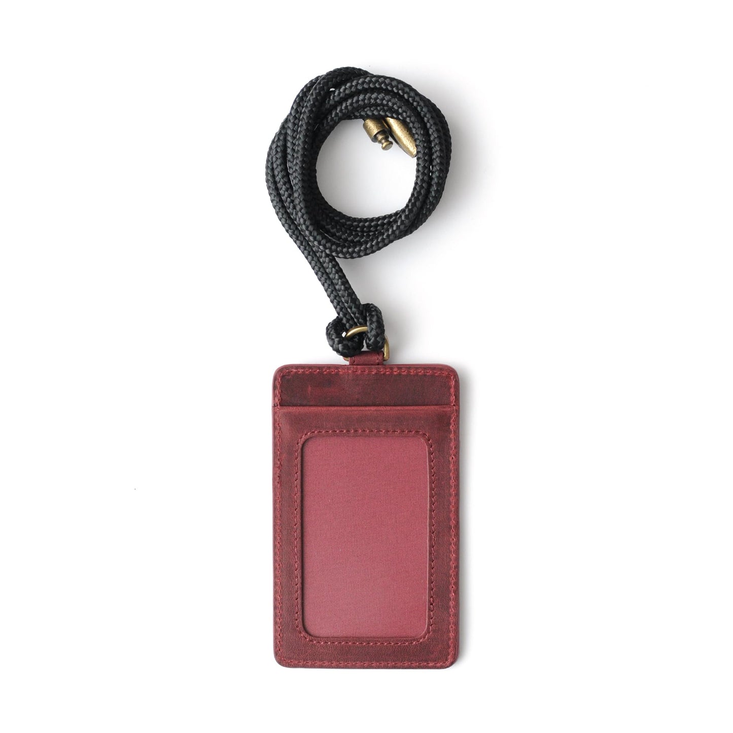 HOTHandmade Leather Card Holder Wallet, Leather Minimalist Wallet with ID Card Holder, Slim Bifold ID Wallet