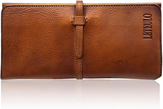 HOTWallets for Women Genuine Leather Card Organizer Dip Dye Coin Purse Ladies Ultrathin Wallets
