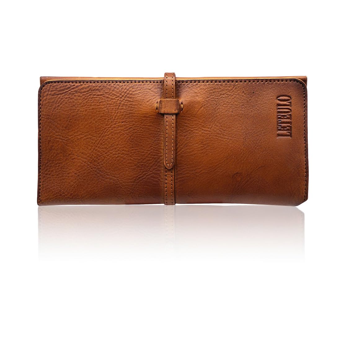 HOTWallets for Women Genuine Leather Card Organizer Dip Dye Coin Purse Ladies Ultrathin Wallets