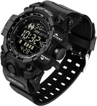 HOTFANMIS Mens Military Multifunction Digital LED Watch Electronic Waterproof Alarm Quartz Sports Watch