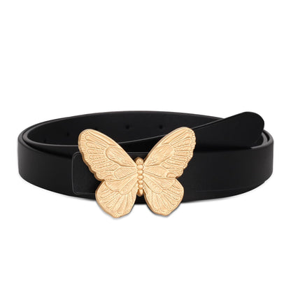 HOTAurolran Women's Leather Belt with Buckle - Ideal for Dresses, Jeans, and Coats