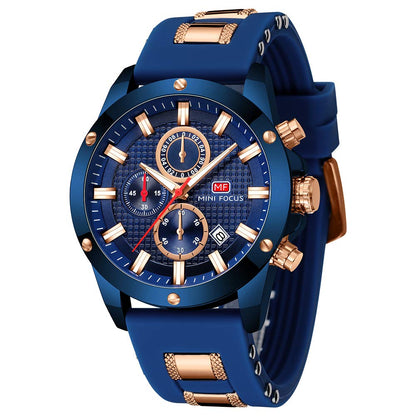 HOTAIMES Watch for Men Sport Military Waterproof Chronograph Mens Watches Analog Quartz Big Face Classic Stylish Fashion Casual Designer Business Work Wrist Watch Elegant Gift for Men