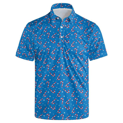 HOTGolf Polos for Men Funny Moisture Wicking Golf Shirts Performance Quick-Dry Polo Shirts Short Sleeve