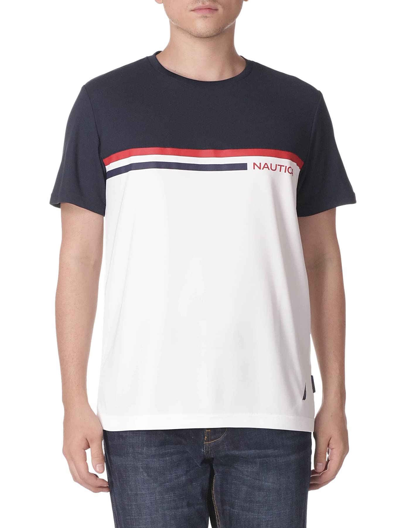HOTNautica Men's Nautica Men's Navtech Colorblock Tee