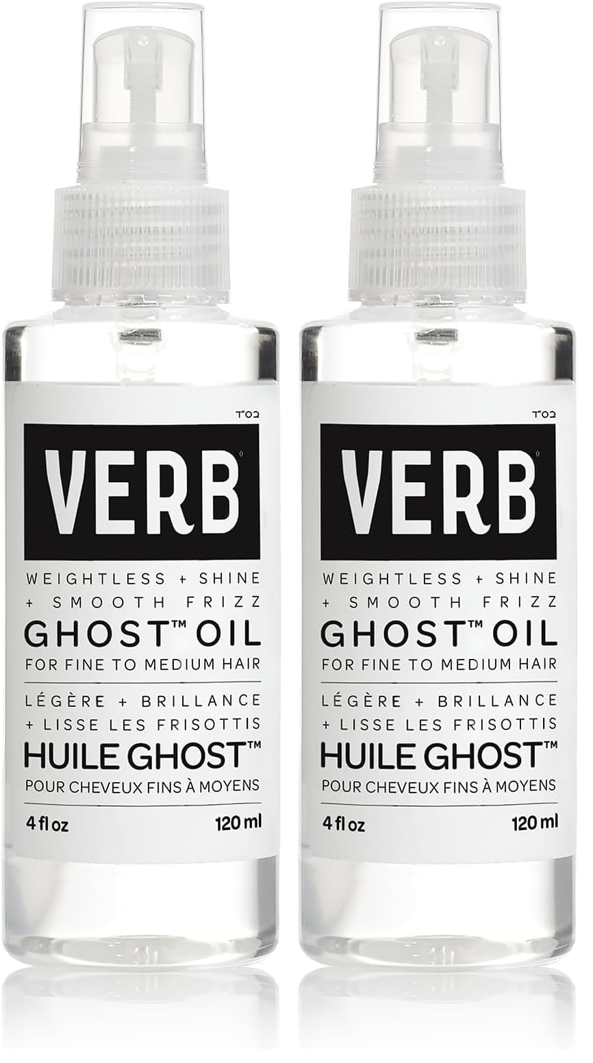 HOTVERB Ghost Oil - Weightless Hair Oil for Fine to Medium Hair - Smooths Frizz, Adds Shine - No Parabens, Gluten or Harmful Sulfates