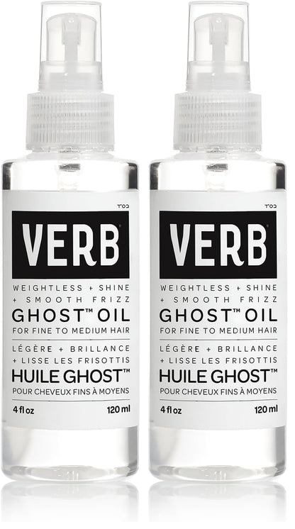 HOTVERB Ghost Oil - Weightless Hair Oil for Fine to Medium Hair - Smooths Frizz, Adds Shine - No Parabens, Gluten or Harmful Sulfates