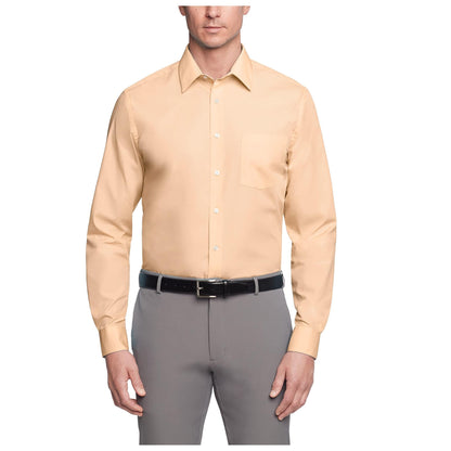 HOTVan Heusen Mens Dress Shirt Regular Fit Poplin Solid