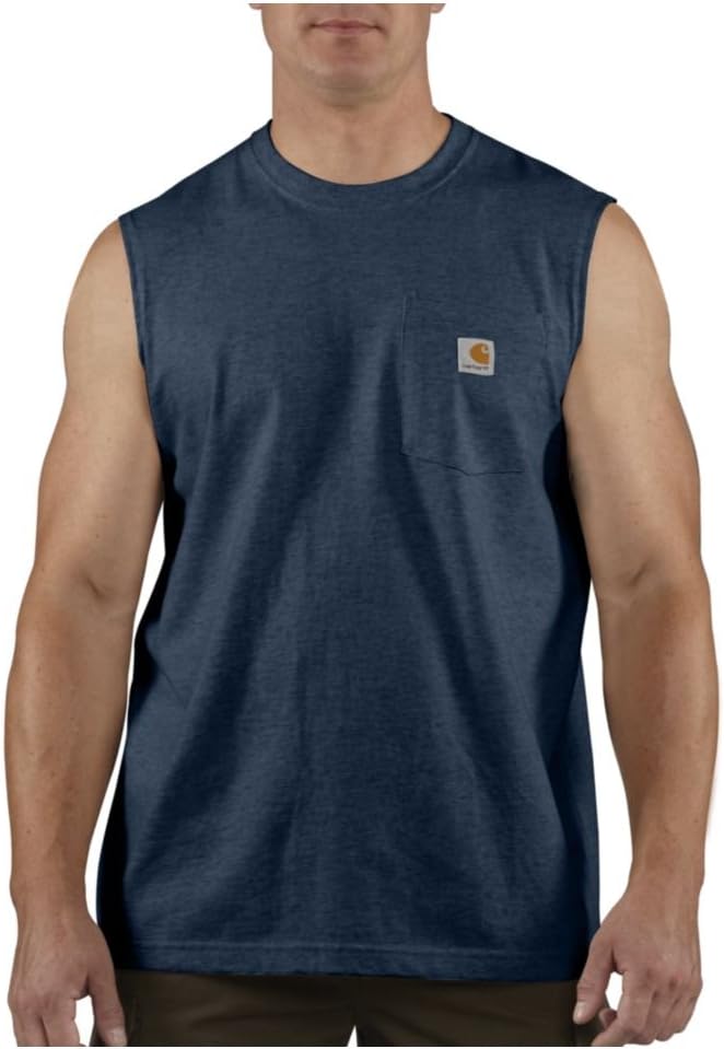 HOTCarhartt Men's Dearborn Relaxed Sleeveless T-Shirt